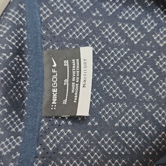 Men's Nike Golf polo shirt fit dry geometric print lightweight breathable XL - Picture 5 of 8